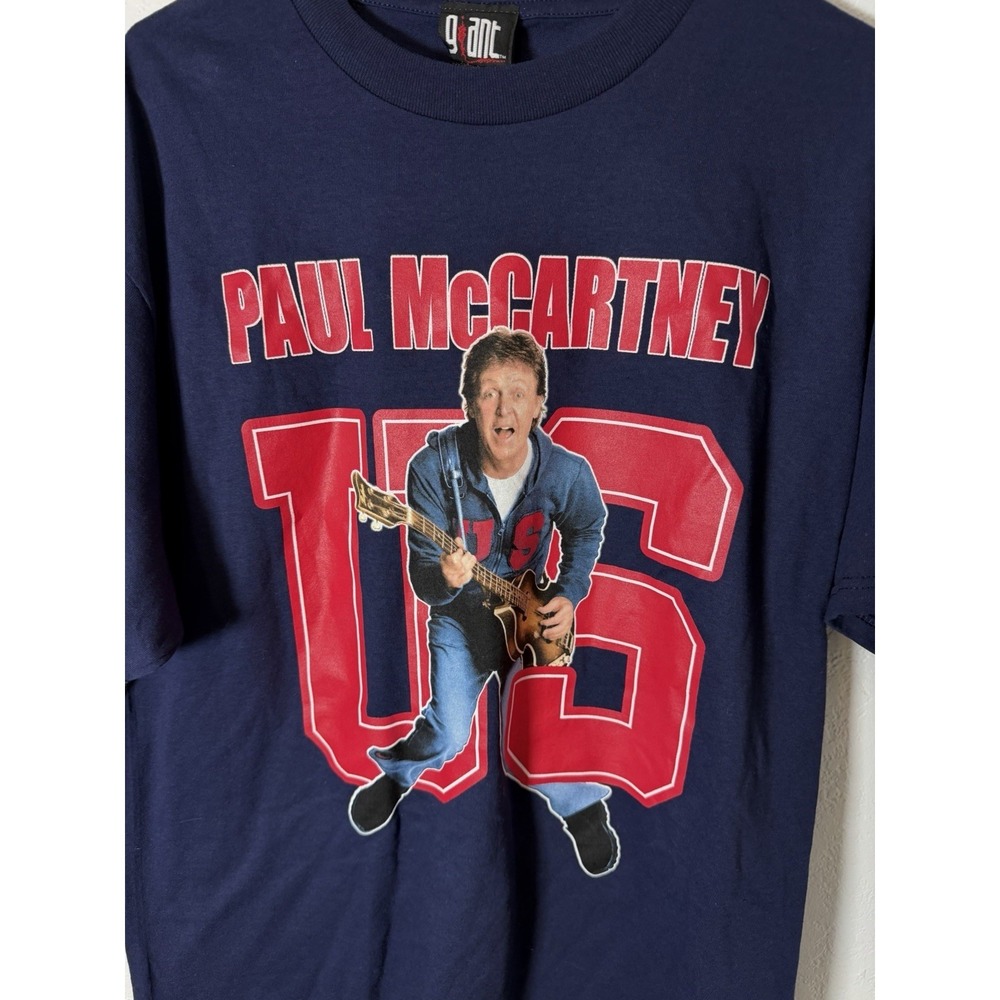 Vintage 2005 Giant Paul McCartney Concert Tour T Shirt L Large - Picture 2 of 7